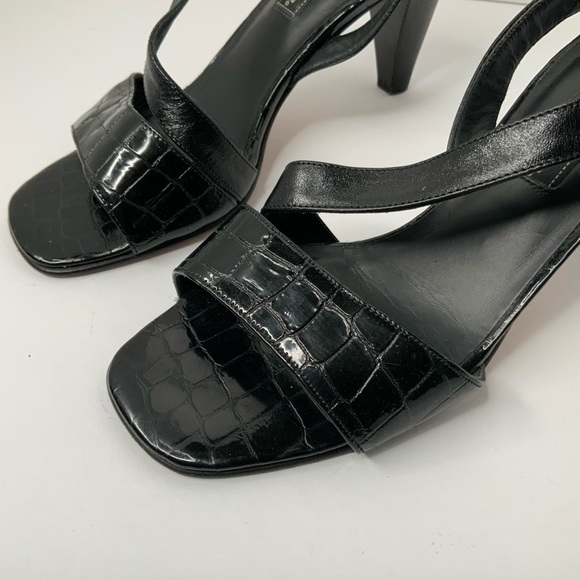 Brighton Rhodes black sling back sandals SZ 6M EUC - Picture 4 of 12